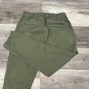 Orvis Olive Green Womens 14 Stretch‎ Ripstop Tapered Cargo Jogger Outdoor Pants